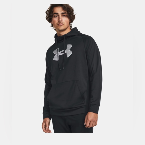 Under Armour Other - 🆕 Mens Under Armor Fleece Big Logo Hoodie Sweatshirt Size 2XL NWT